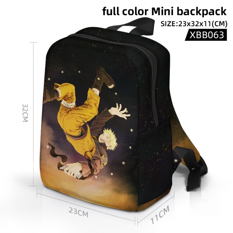 Naruto Anime full color backpack backpack backpack 23x32x11cm XBB063