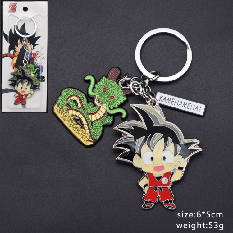 DRAGON BALL Anime cartoon 3 pendant metal keychain backpack pendant