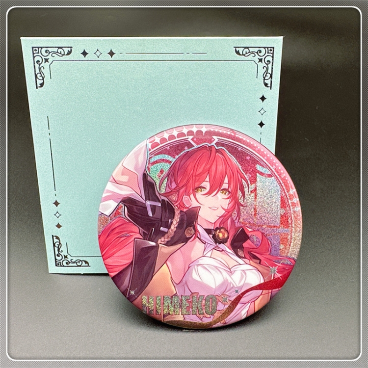 Honkai: Star Rail Laser Double Flashing Sheet Chest Badge Fine Flashing Circular Badge 75mm price for 5 pcs