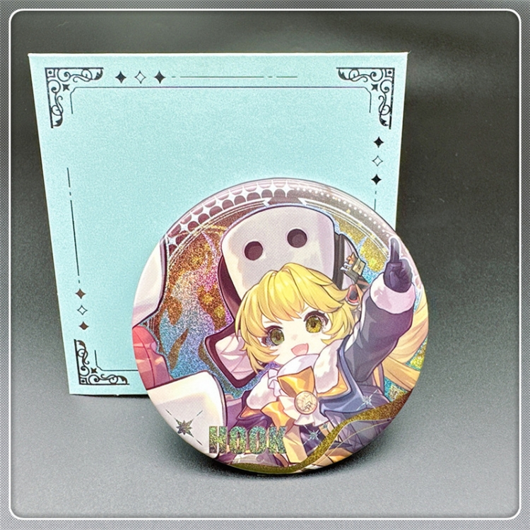 Honkai: Star Rail Laser Double Flashing Sheet Chest Badge Fine Flashing Circular Badge 75mm price for 5 pcs