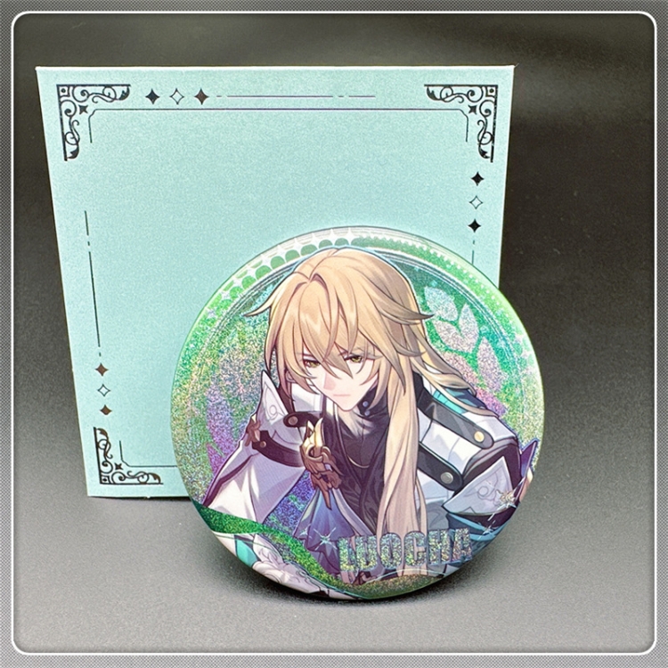 Honkai: Star Rail Laser Double Flashing Sheet Chest Badge Fine Flashing Circular Badge 75mm price for 5 pcs