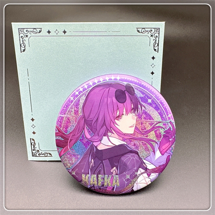 Honkai: Star Rail Laser Double Flashing Sheet Chest Badge Fine Flashing Circular Badge 75mm price for 5 pcs