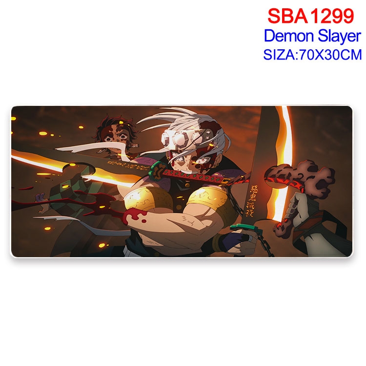Demon Slayer Kimets Animation peripheral locking mouse pad 70X30cm SBA-1299-2