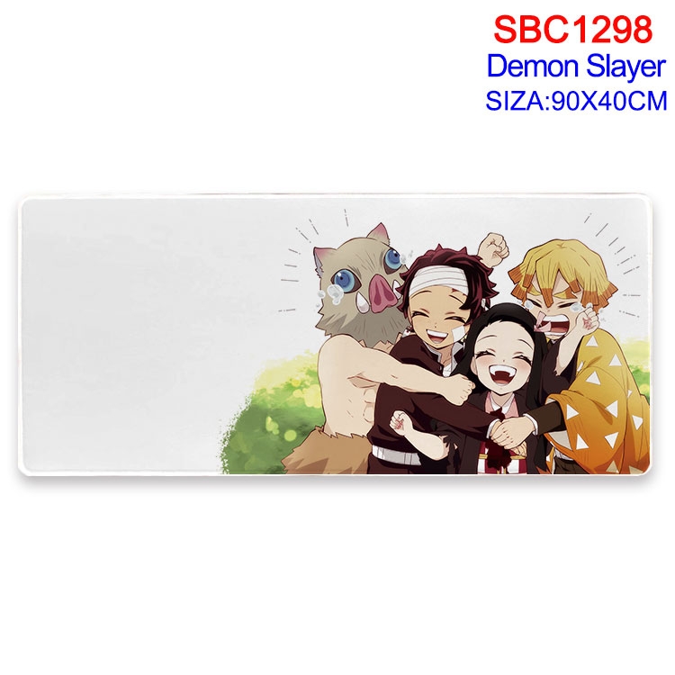 Demon Slayer Kimets Anime peripheral edge lock mouse pad 90X40CM  SBC-1298-2
