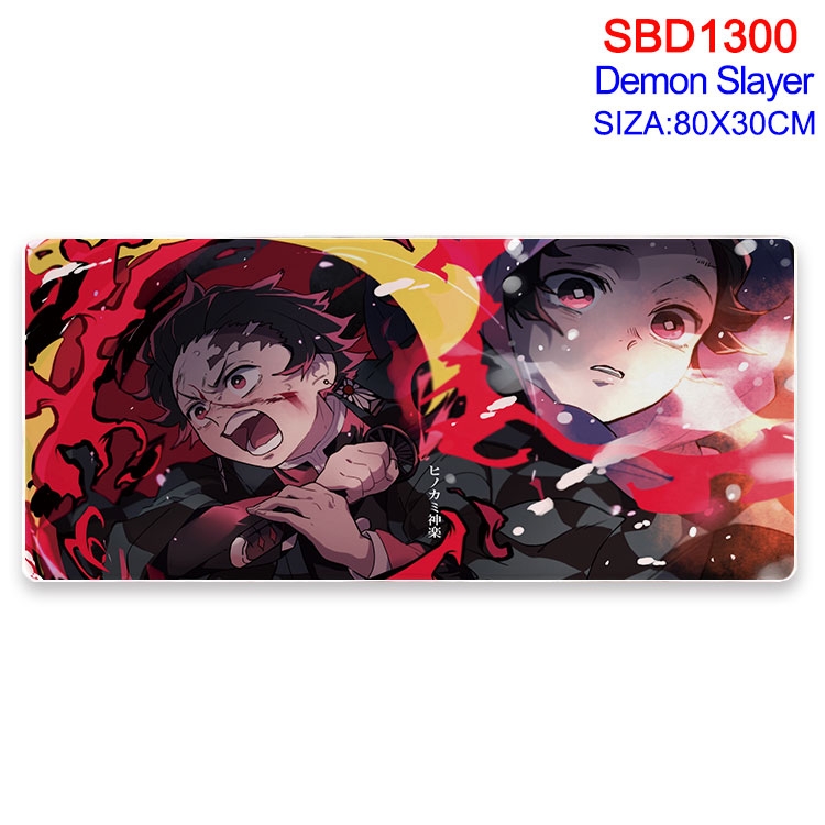 Demon Slayer Kimets Animation peripheral locking mouse pad 80X30cm  SBD-1300-2