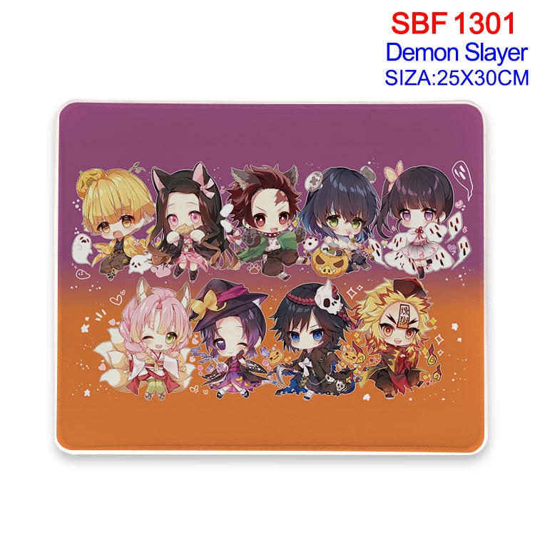 Demon Slayer Kimets Animation peripheral locking mouse pad 25X30CM  SBF-1301-2