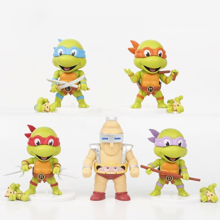 Teenage Mutant Ninja Bagged Figure Decoration Model a set of 5