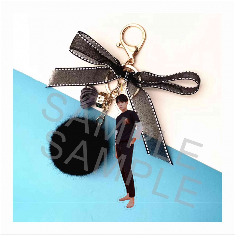 TFBYOS  Bowknot Girl Keychain Bag Pendant price for 5 pcs