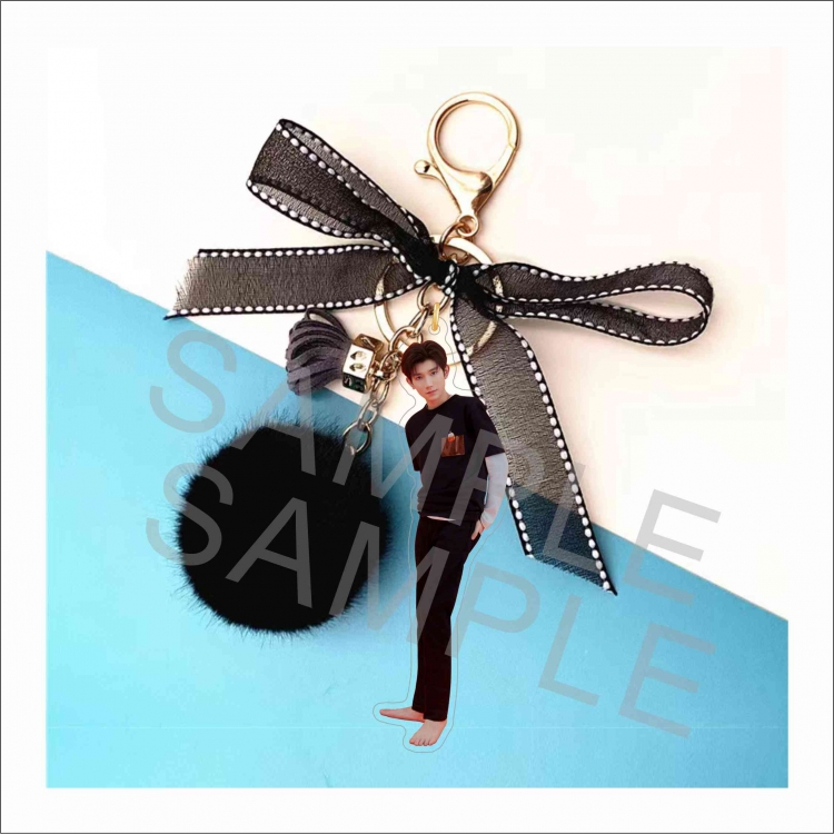 TFBYOS  Bowknot Girl Keychain Bag Pendant price for 5 pcs