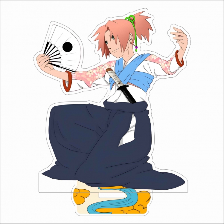 Naruto Anime characters acrylic Standing Plates Keychain 15cm