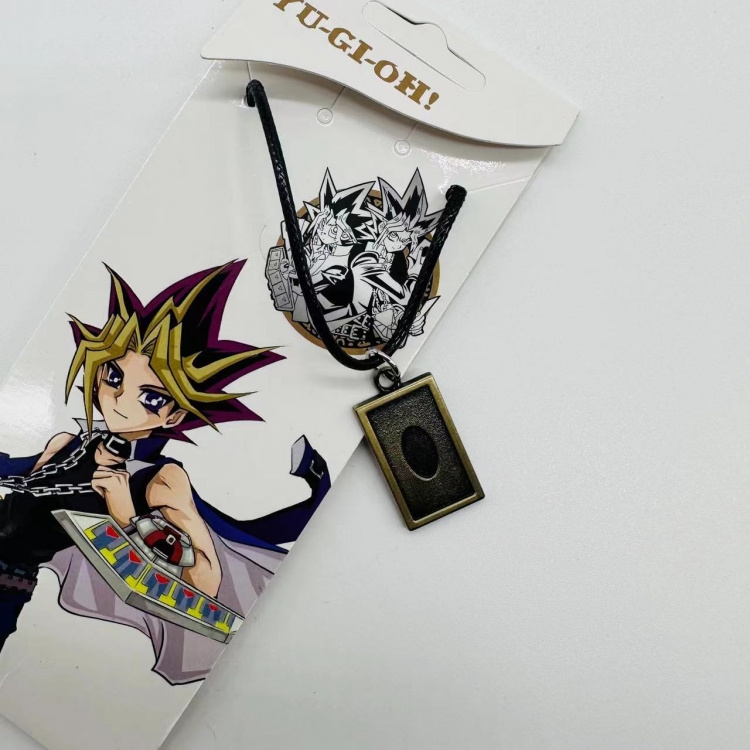 Yugioh Anime peripheral leather rope necklace pendant jewelry price for 5 pcs