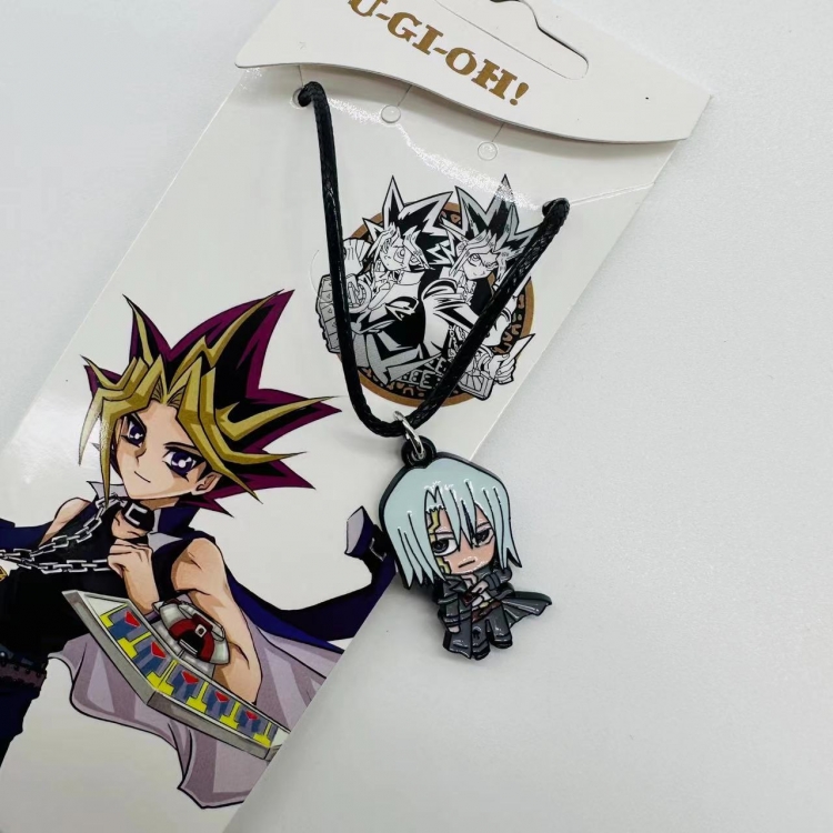 Yugioh Anime Surrounding Leather Rope Little Figure Colorful Necklace price for 5 pcs