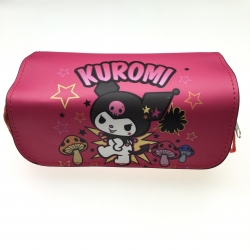 Kuromi Double zipper PU studen...