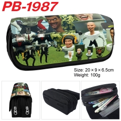 sskibidi toilet PU leather can...