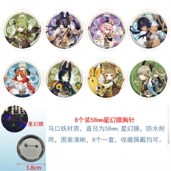 Genshin Impact Anime round Ast...