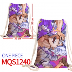 One Piece Canvas drawstring po...