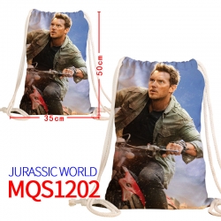 Jurassic World Canvas drawstri...
