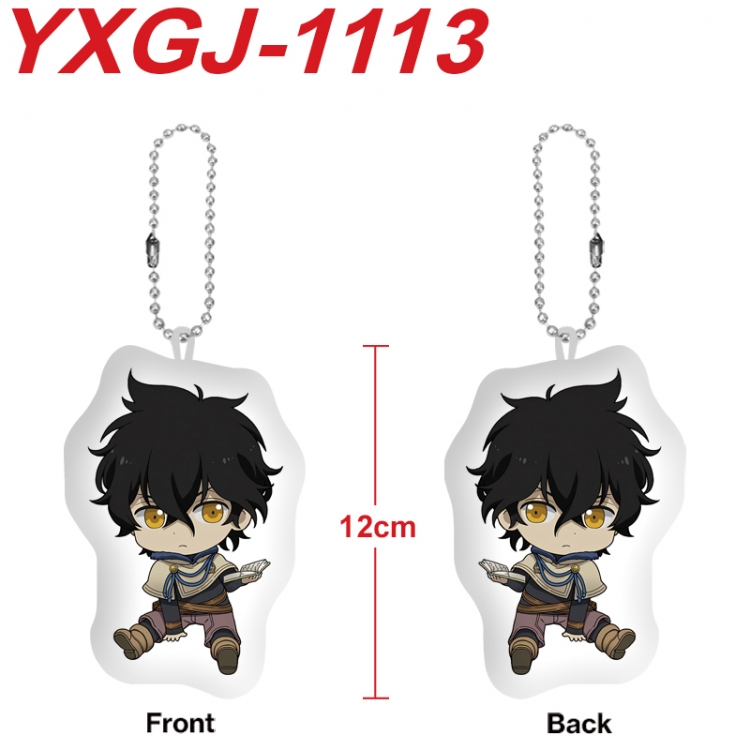 Black Clover Anime Alien Plush Doll Pendant Keychain Pendant Toy 12cm price for 5 pcs YXGJ-1113
