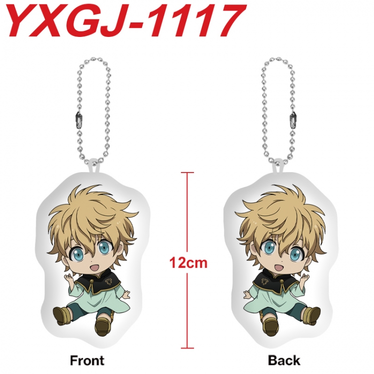 Black Clover Anime Alien Plush Doll Pendant Keychain Pendant Toy 12cm price for 5 pcs YXGJ-1117