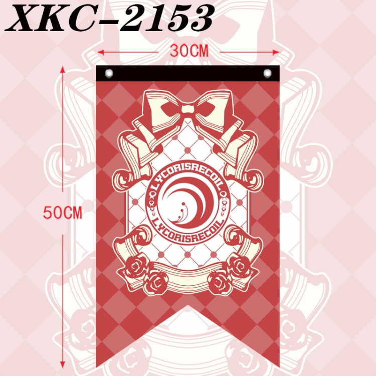 Lycoris Recoil Anime Split Flag Prop 50x30cm  XKC-2153