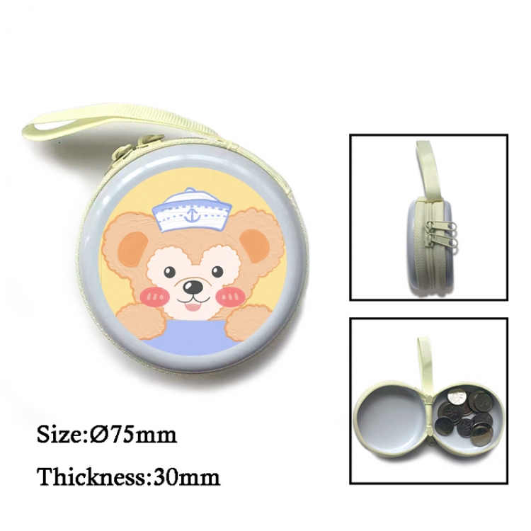 Disney Anime Surrounding Sheet Zipper Zero Wallet Key Bag 75mm