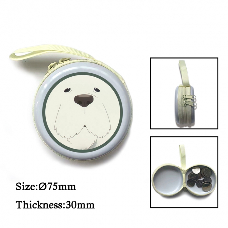 SPY×FAMILY Anime Surrounding Sheet Zipper Zero Wallet Key Bag 75mm