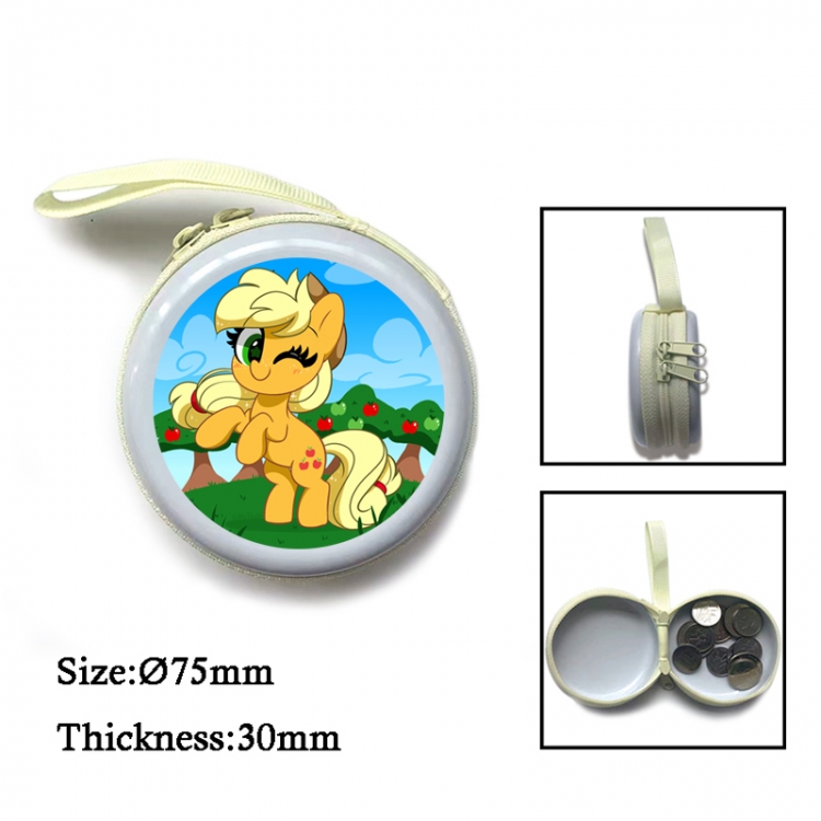 My Little Pony Anime Surrounding Sheet Zipper Zero Wallet Key Bag 75mm