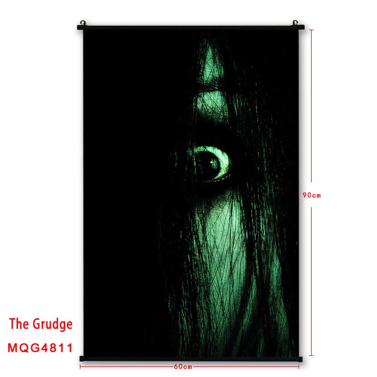 The Grudge Anime black Plastic rod Cloth painting Wall Scroll 60X90CM  MQG-4811