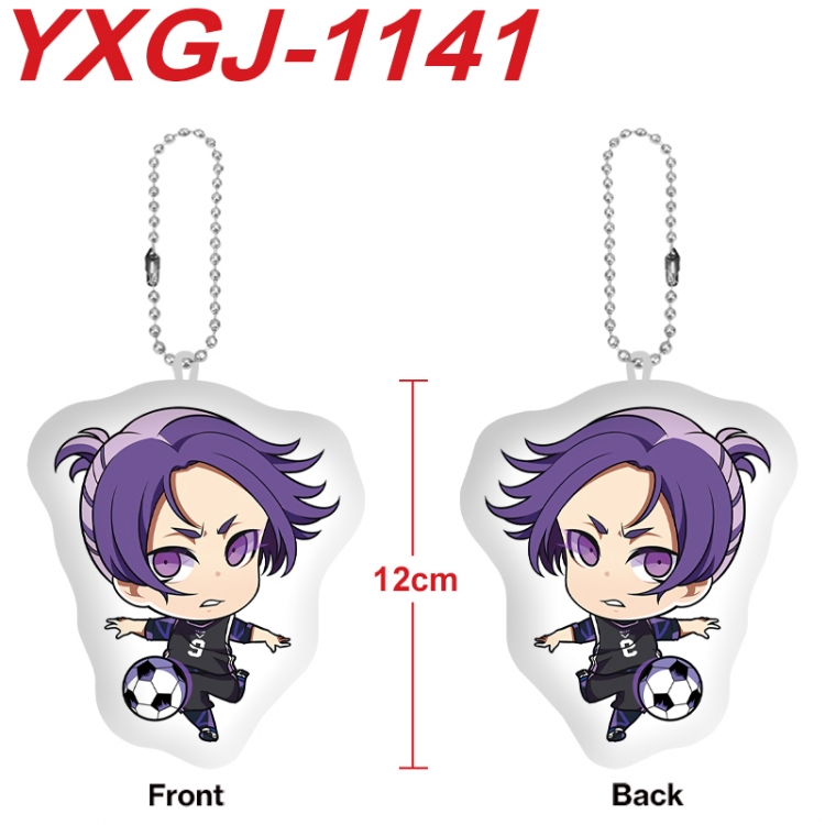 BLUE LOCK Anime Alien Plush Doll Pendant Keychain Pendant Toy 12cm price for 5 pcs  YXGJ-1141