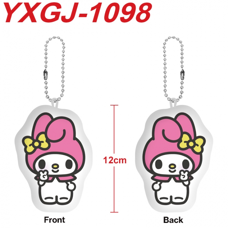 Sanrio Anime Alien Plush Doll Pendant Keychain Pendant Toy 12cm price for 5 pcs