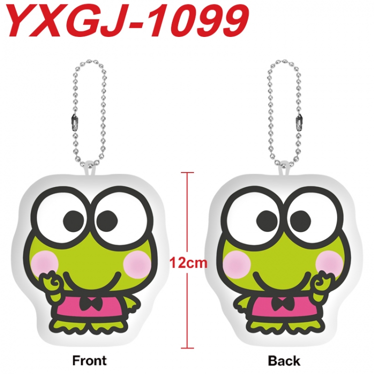 Sanrio Anime Alien Plush Doll Pendant Keychain Pendant Toy 12cm price for 5 pcs