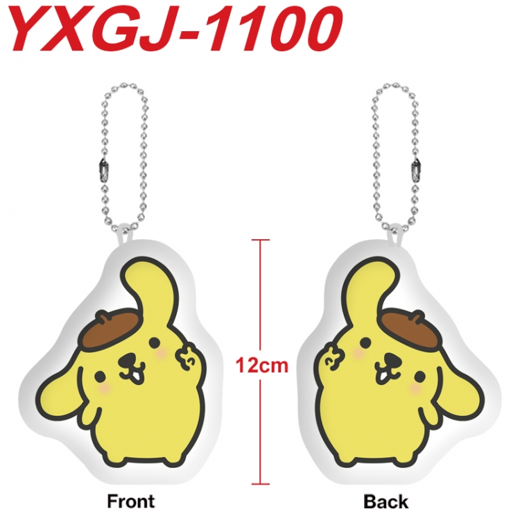 Sanrio Anime Alien Plush Doll Pendant Keychain Pendant Toy 12cm price for 5 pcs