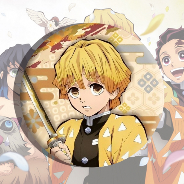 Demon Slayer Kimets Anime tinplate brooch badge price for 5 pcs