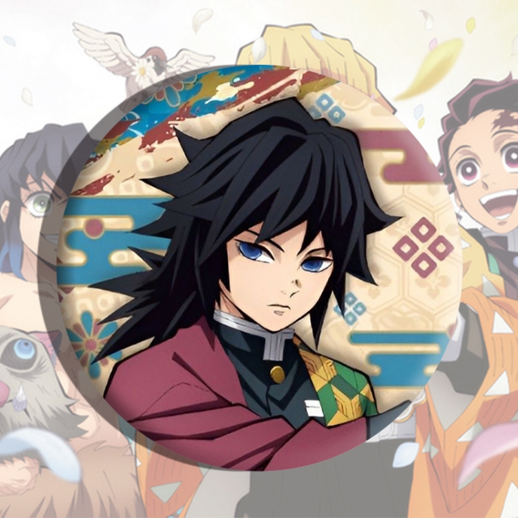 Demon Slayer Kimets Anime tinplate brooch badge price for 5 pcs