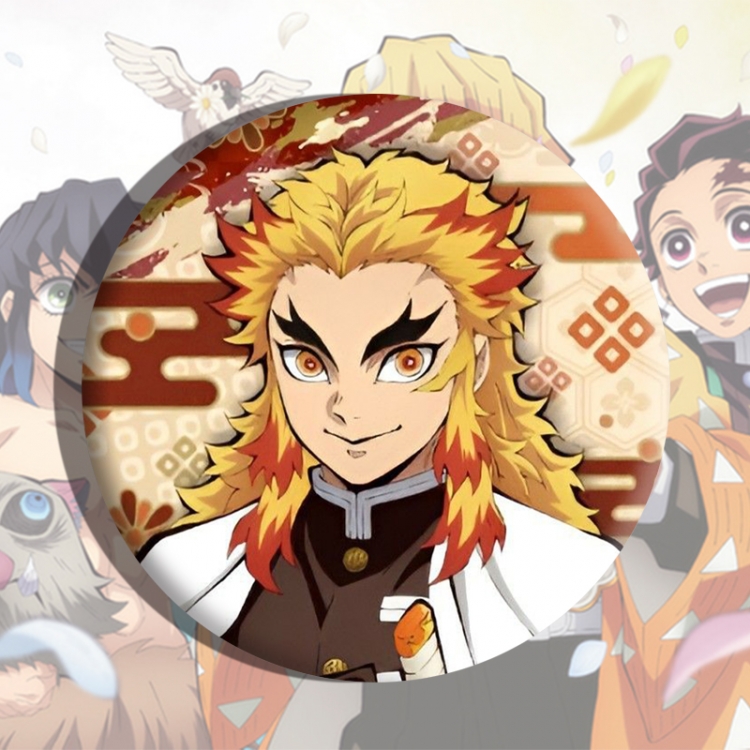 Demon Slayer Kimets Anime tinplate brooch badge price for 5 pcs