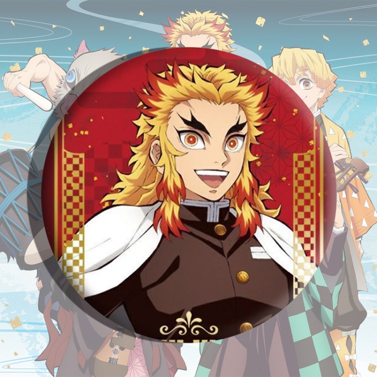 Demon Slayer Kimets Anime tinplate brooch badge price for 5 pcs