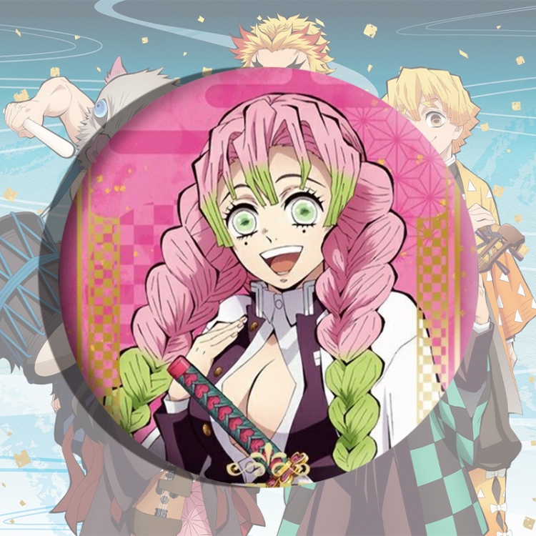 Demon Slayer Kimets Anime tinplate brooch badge price for 5 pcs