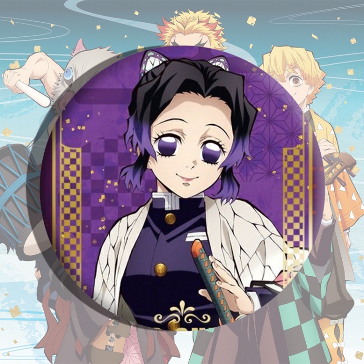 Demon Slayer Kimets Anime tinplate brooch badge price for 5 pcs