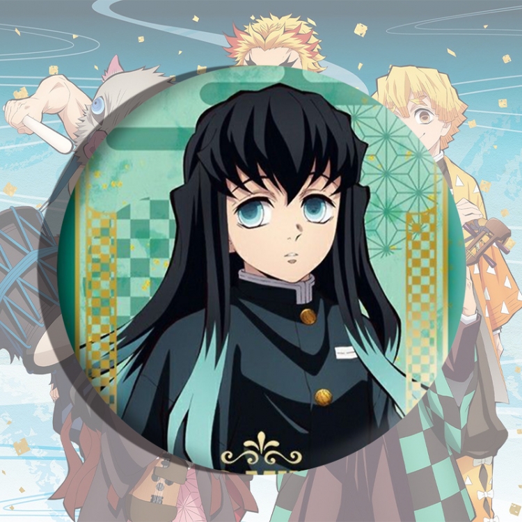 Demon Slayer Kimets Anime tinplate brooch badge price for 5 pcs