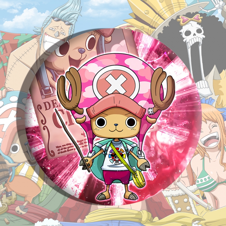 One Piece Anime tinplate brooch badge price for 5 pcs