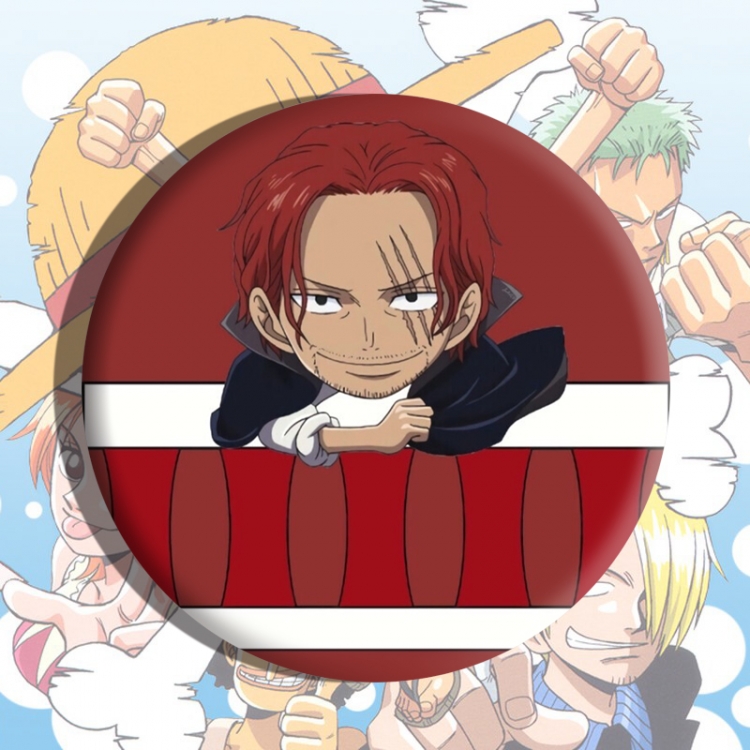 One Piece Anime tinplate brooch badge price for 5 pcs