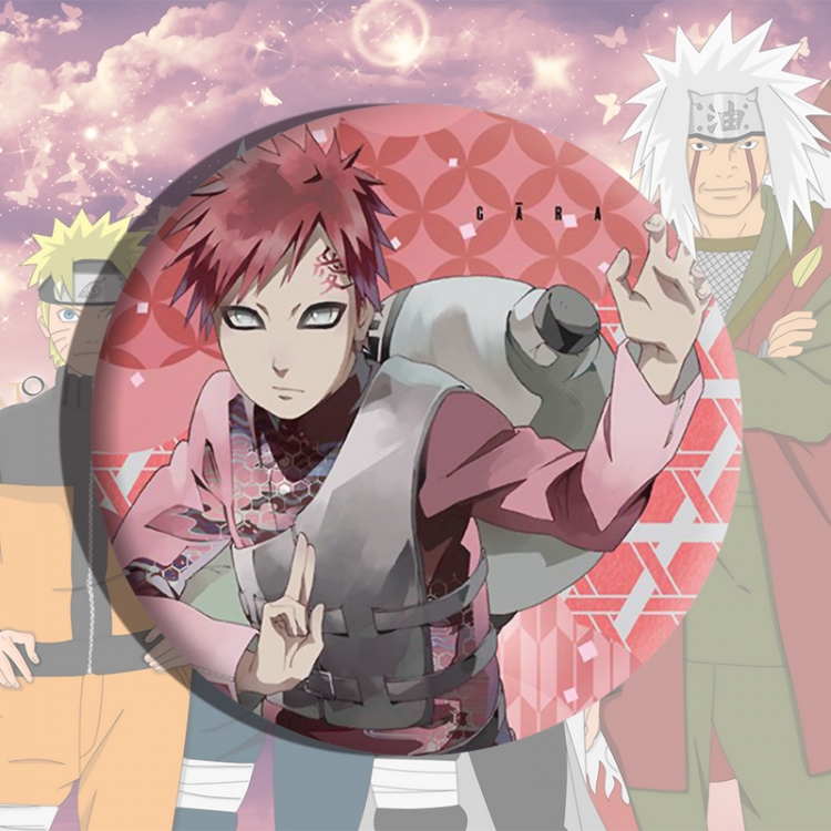 Naruto Anime tinplate brooch badge price for 5 pcs