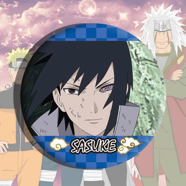 Naruto Anime tinplate brooch badge price for 5 pcs