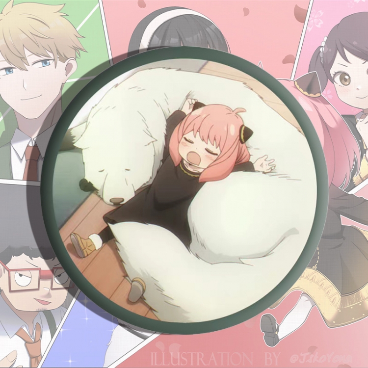 SPY×FAMILY  Anime tinplate brooch badge price for 5 pcs