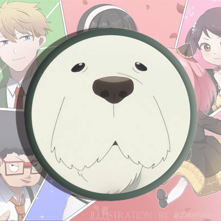 SPY×FAMILY  Anime tinplate brooch badge price for 5 pcs