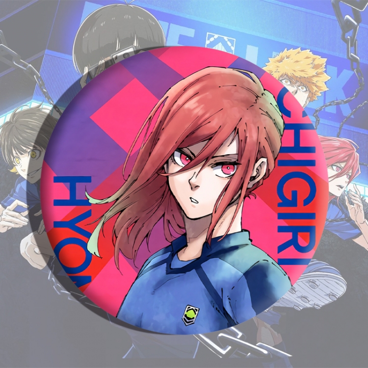 BLUE LOCK Anime tinplate brooch badge price for 5 pcs