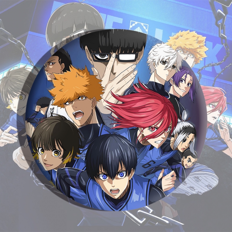 BLUE LOCK Anime tinplate brooch badge price for 5 pcs