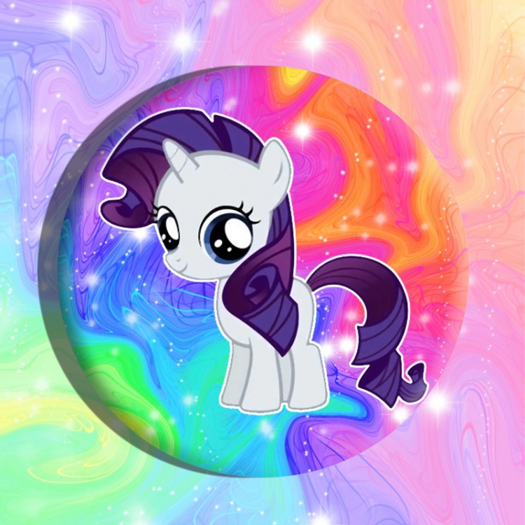 My Little Pony Anime tinplate brooch badge price for 5 pcs