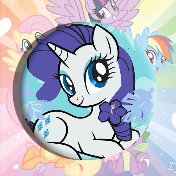 My Little Pony Anime tinplate brooch badge price for 5 pcs