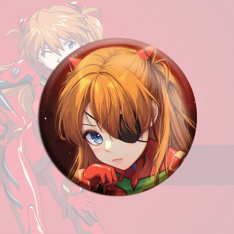 EVA Anime tinplate brooch badge price for 5 pcs